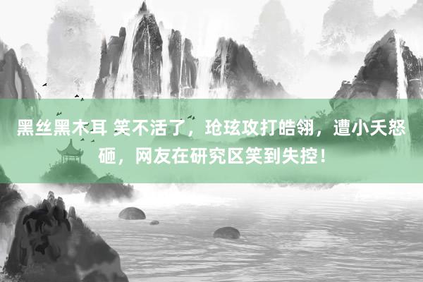 黑丝黑木耳 笑不活了，玱玹攻打皓翎，遭小夭怒砸，网友在研究区笑到失控！