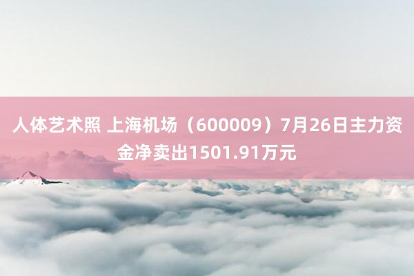 人体艺术照 上海机场（600009）7月26日主力资金净卖出1501.91万元