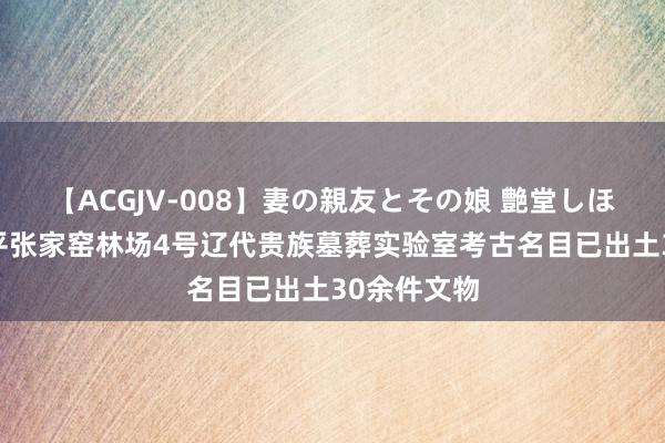 【ACGJV-008】妻の親友とその娘 艶堂しほり 沈阳康平张家窑林场4号辽代贵族墓葬实验室考古名目已出土30余件文物