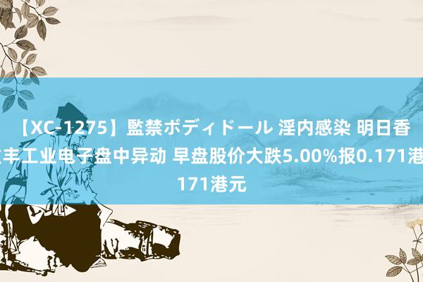 【XC-1275】監禁ボディドール 淫内感染 明日香 致丰工业电子盘中异动 早盘股价大跌5.00%报0.171港元