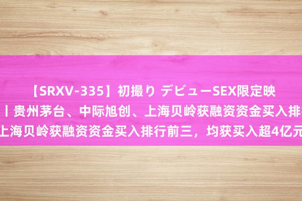 【SRXV-335】初撮り デビューSEX限定映像集 资金流向（8月1日）丨贵州茅台、中际旭创、上海贝岭获融资资金买入排行前三，均获买入超4亿元